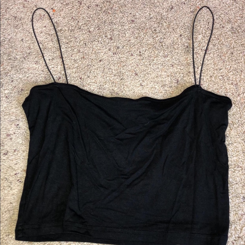 black tank top